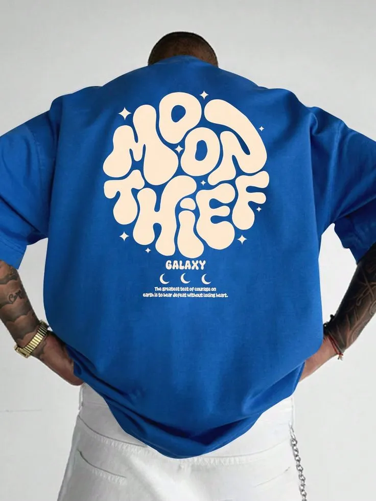 Over-size Urban Navy blue T-Shirt